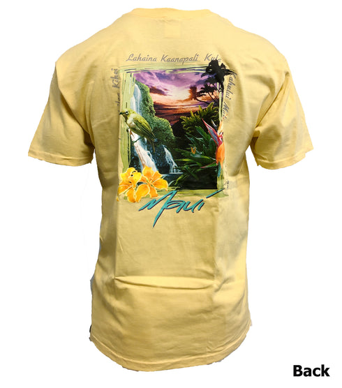 Maui Destinations Screenprinted Hawaiian T-Shirt