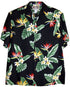 RJC Mens Bird of Paradise Display Rayon Shirt