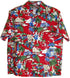 RJC Mens Hawaiian Santa More Beach Fun Shirt