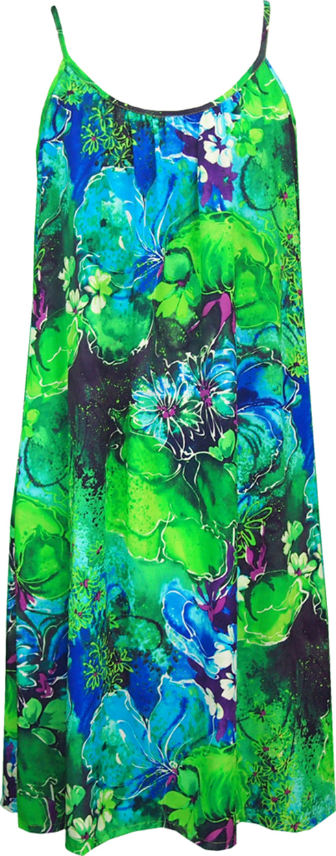 RJC Womens Beauteous Flower Poetry Pocket Short Sundress