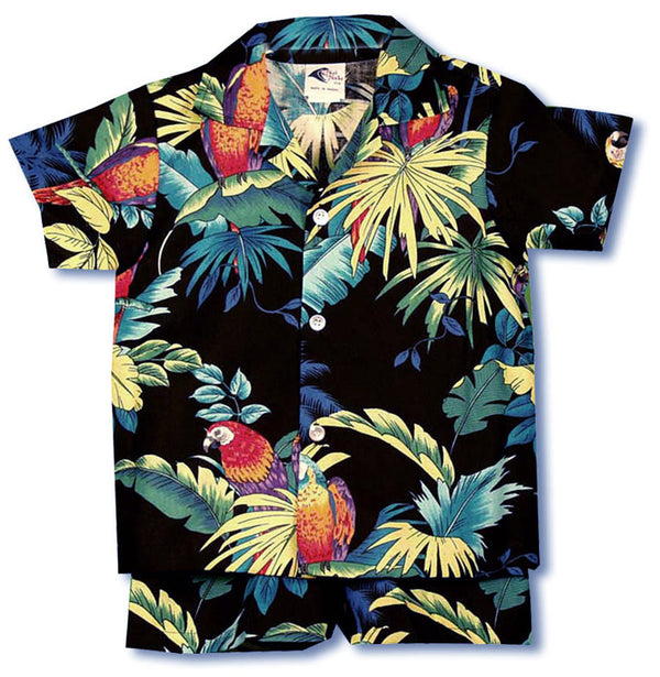RJC Boys Jungle Parrot 2pc Cabana Set
