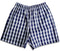 Pineapple Juice Mens Palaka Plaid Elastic Waistband Vintage Shorts