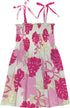 Monstera Season Girl's Hawaiian Smocked Dress