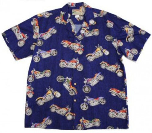 Paradise Found Mens Maui Motorcycle Shirt