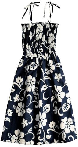 RJC Womens Classic Hibiscus Elastic Tube Top Sundress