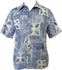 Made in USA - Go Barefoot Men's Square Tapa Reverse Aloha Shirt