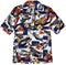 RJC Mens Hibiscus Fighter Airplane II Shirt