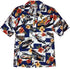 RJC Mens Hibiscus Fighter Airplane II Shirt