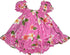 RJC Baby Girl's Cute Plumeria Puff Sleeve Hawaiian 2pc Dress Set