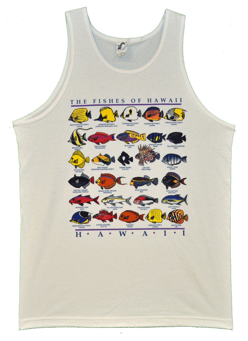 RJC Unisex Fishes of Hawaii Tank Top