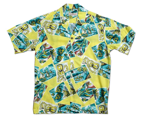 Pineapple Juice Mens Postcards Shirt