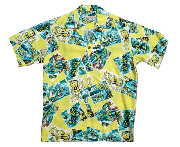 Pineapple Juice Mens Postcards Shirt