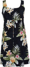Timeless Summer Women's Empire Tie Front Hawaiian Dress (Generous Fit)