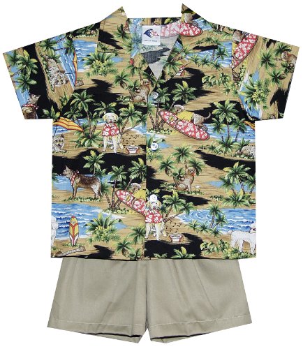 RJC Boys 6 Months to 6 Toddler Doggie Surfboard 2pc Set