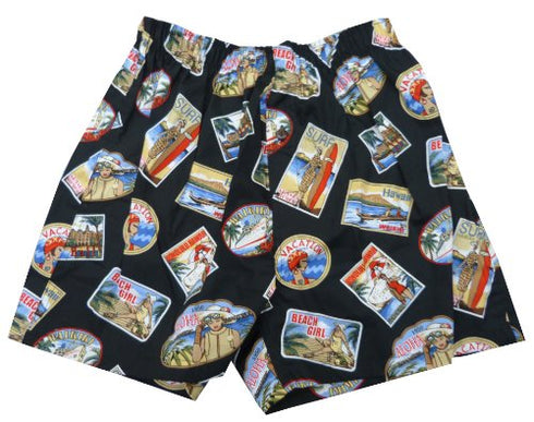 Bamboo Boxer Waikiki Beach Unisex Underwear Boxer Shorts