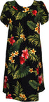 RJC Women's Tropical Summer Hibiscus Muumuu Dress