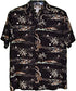RJC Mens Full Moon Ukulele Island Rayon Shirt
