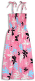 Spring Floral Women's Hawaiian Smocked Dress