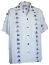 Pacific Legend Mens Traditional Hawaiian Lei Panel Shirt