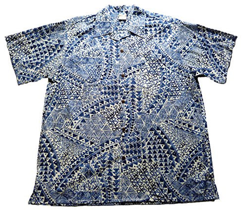 Go Barefoot Mens Hawaiian Tats Big & Tall Shirt