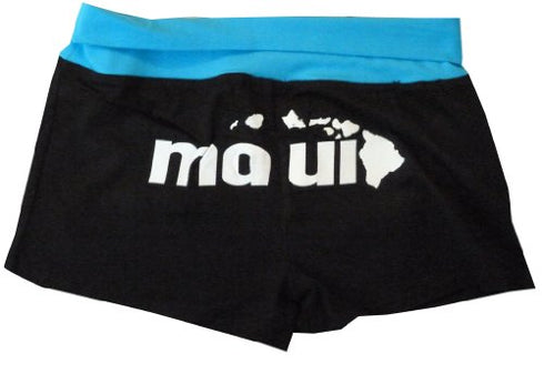 Women's Maui Butt Foldover Waistband Low Rise Yoga Short