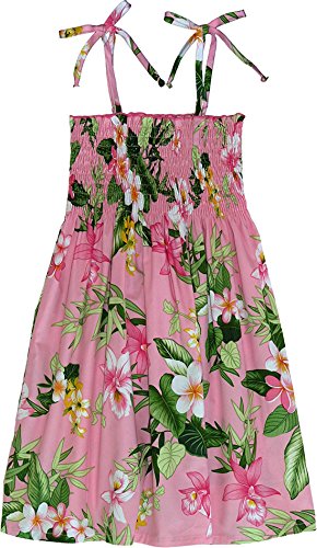 RJC Girls Orchid Plumeria Elastic Tube Dress