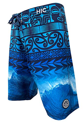 Hawaiian Island Creations (HIC) 20" Poly Wave 8 Way Stretch Boardshorts