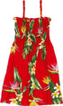 Bird of Paradise Display Girl's Hawaiian Smocked Dress