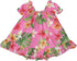 RJC Baby Girls Plumeria Sunshine Puff Sleeve Hawaiian 2pc Dress Set