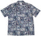 Two Palms Mens Block Honu Cotton Shirt