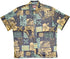 RJC Mens Bold Hawaiian Leaf Reverse Shirt