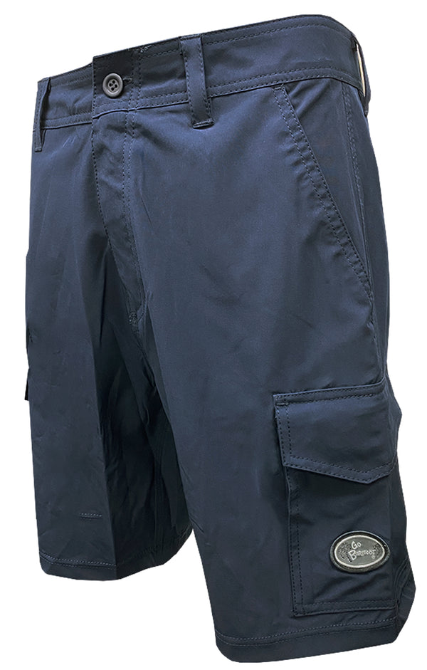 Go Barefoot Men's AM/PM 8 Way Stretch Cargo Shorts