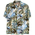 Monstera Fern Storm Men's Aloha Shirt