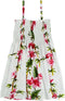 Plumeria Bamboo Panel Girl's Hawaiian Smocked Dress