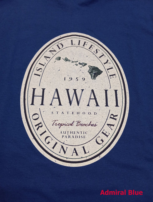 Island Lifestyle Screenprinted Hawaiian T-Shirt