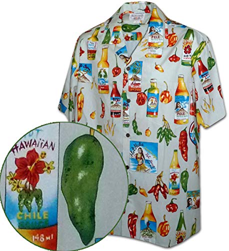 Hot Sauce Mens Hawaiian Shirts - Aloha Shirt - Hawaiian Clothing