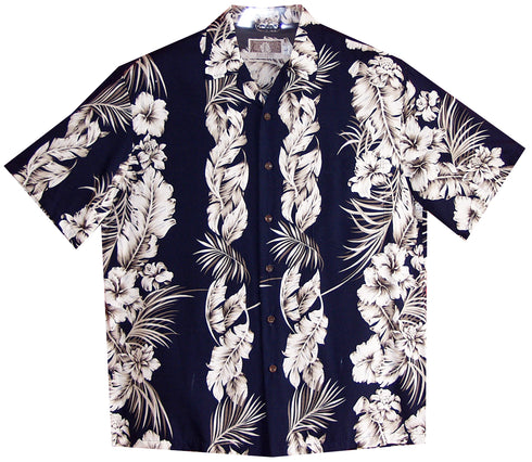 RJC Mens Fern Leaf Garden Rayon Shirt