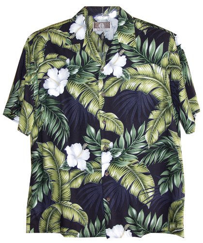 RJC Mens Hibiscus Garden Rayon Shirt