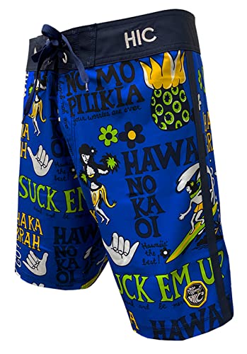 Hawaiian Island Creations (HIC) 19" Suck Em Up 8 Way Stretch Boardshorts