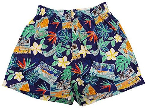 Bamboo Boxer Hawaii Nei Unisex Underwear Boxer Shorts
