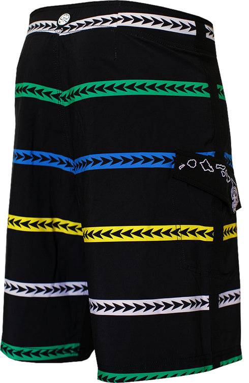 HIC 21" Alewa Stripe 8 Way Octo Super Stretch Boardshorts