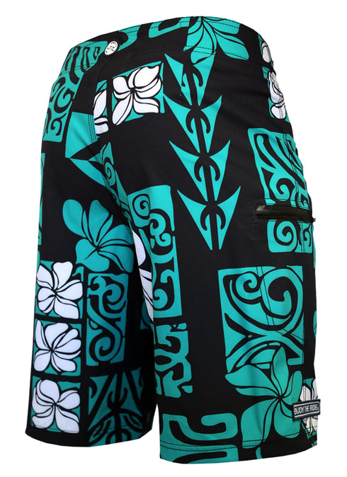 Hawaiian Island Creations (HIC) 19" Moho Tani 8 Way Stretch Boardshorts