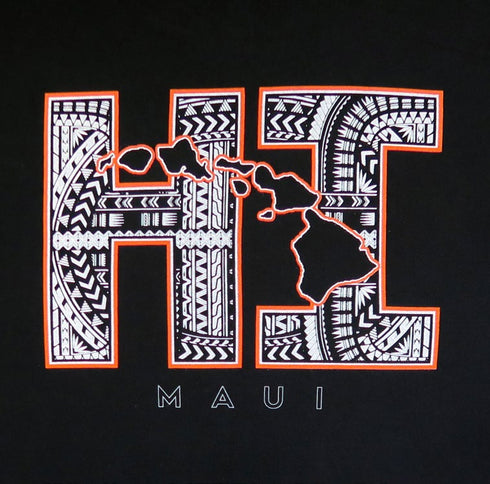 Tapa HI Block Screenprinted Hawaiian T-Shirt
