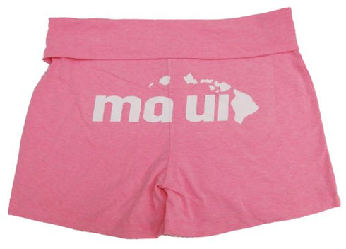 Women's Maui Butt Foldover Waistband Low Rise Yoga Short