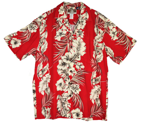 RJC Mens Fern Leaf Garden Rayon Shirt