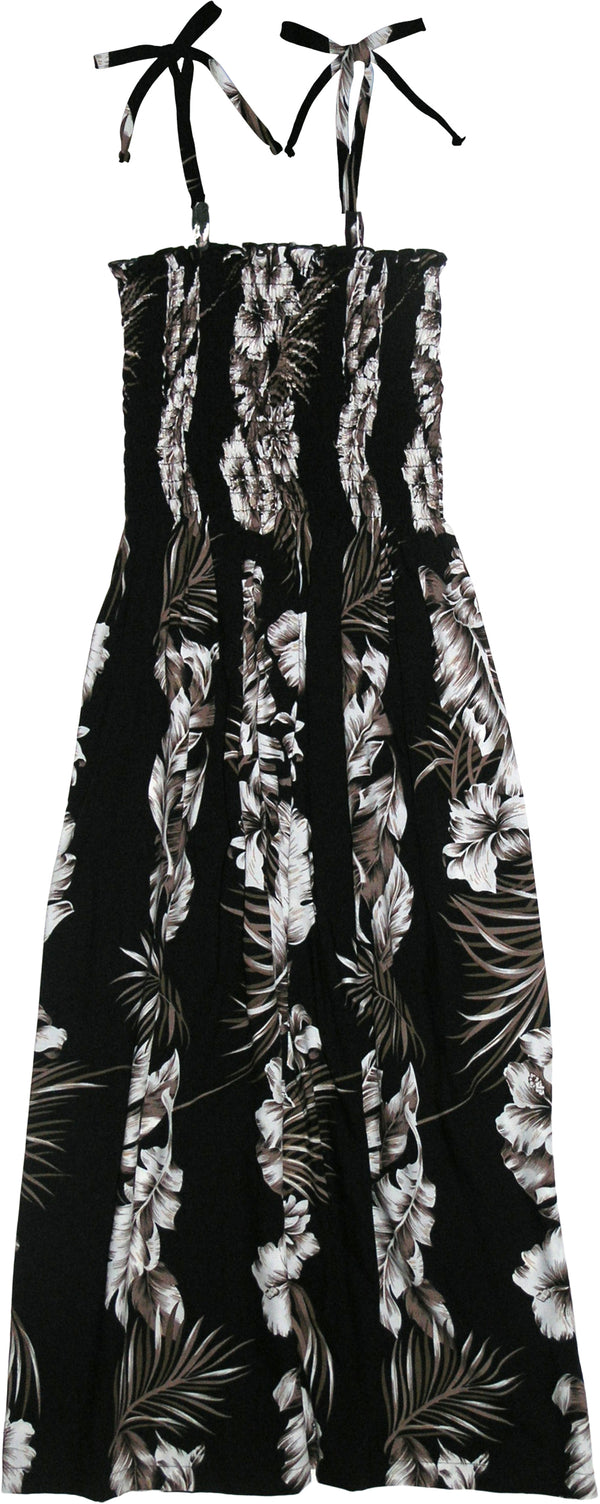 Fern Leaf Garden Women's Hawaiian Smocked Dress