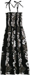 Fern Leaf Garden Women's Hawaiian Smocked Dress