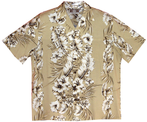 RJC Mens Fern Leaf Garden Rayon Shirt