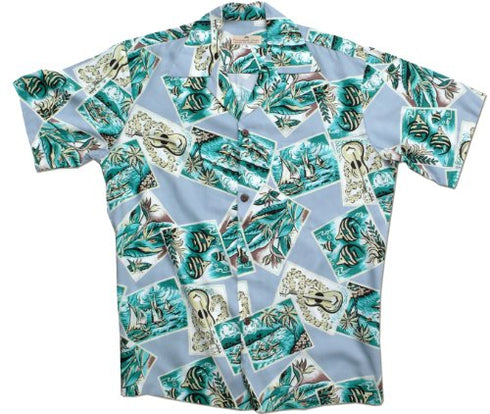 Pineapple Juice Mens Postcards Shirt