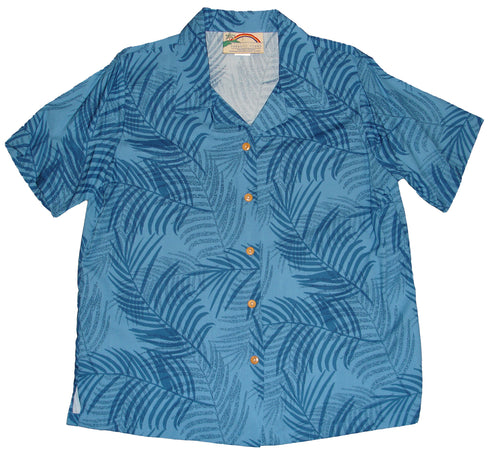 Sea Breeze Women's Hawaiian Camp Shirt